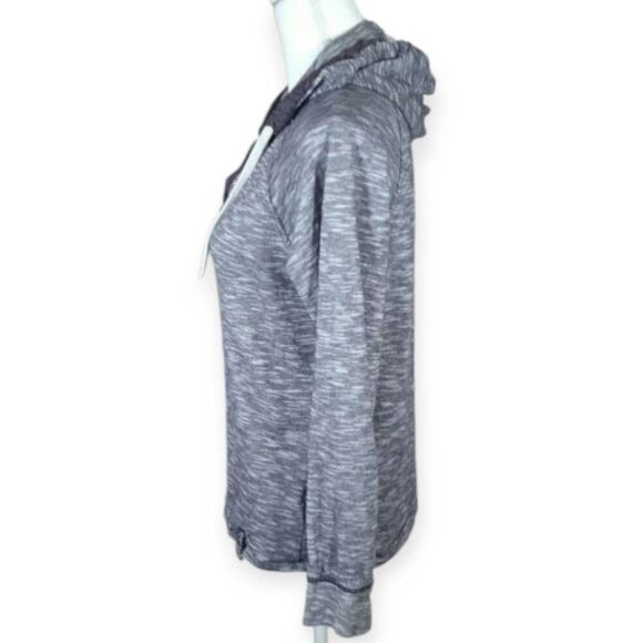 H&M BLUE MARBLED HOODIE SZ.S EUC. - Picture 2 of 5